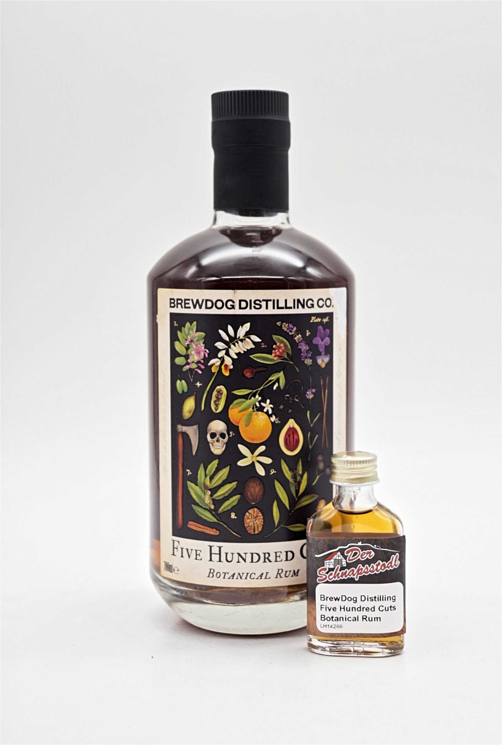 BrewDog Distilling Co. Five Hundred Cuts Botanical Rum Sample 20 ml
