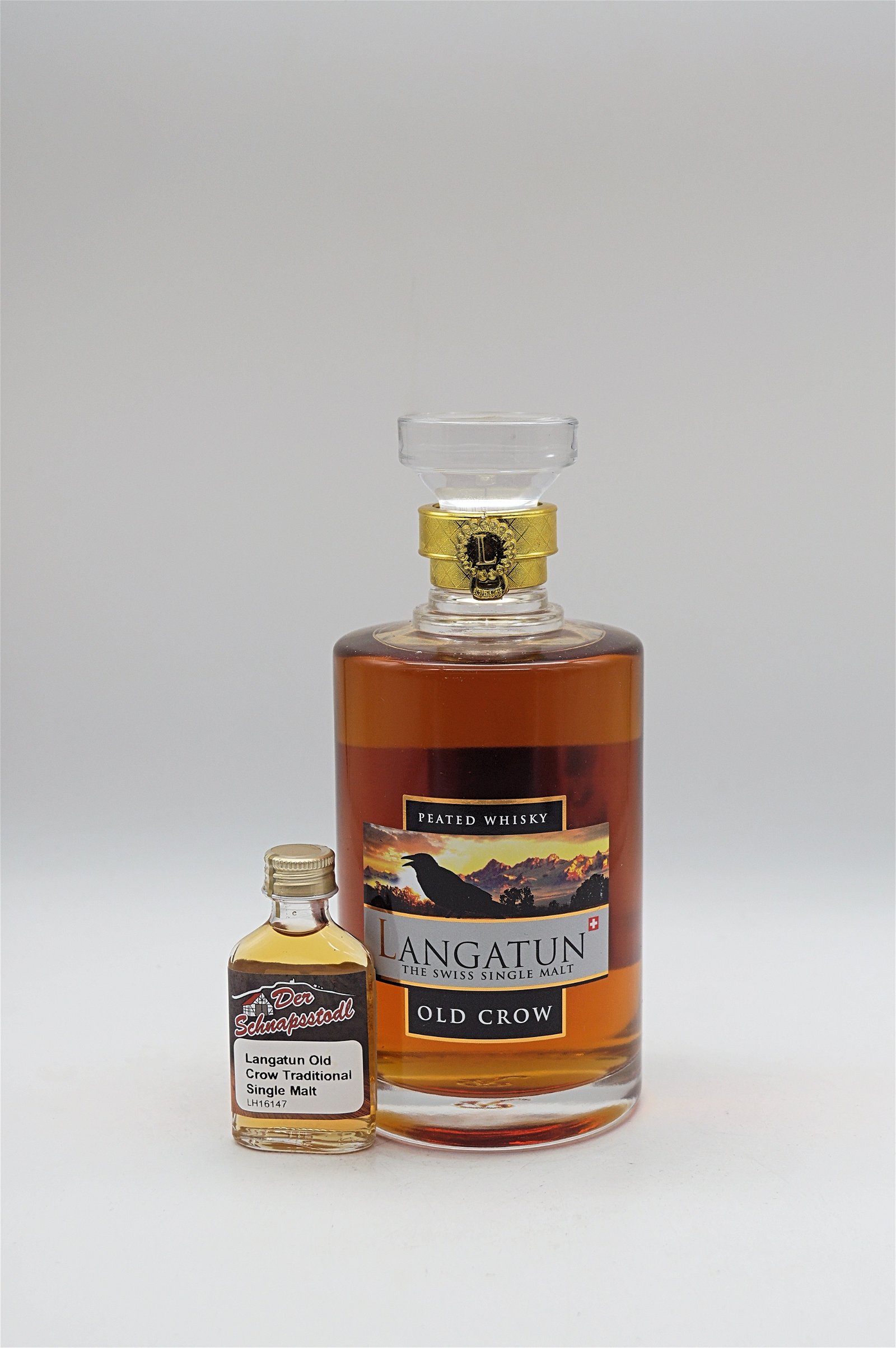 Langatun Old Crow Single Malt Whisky 20ml Sample