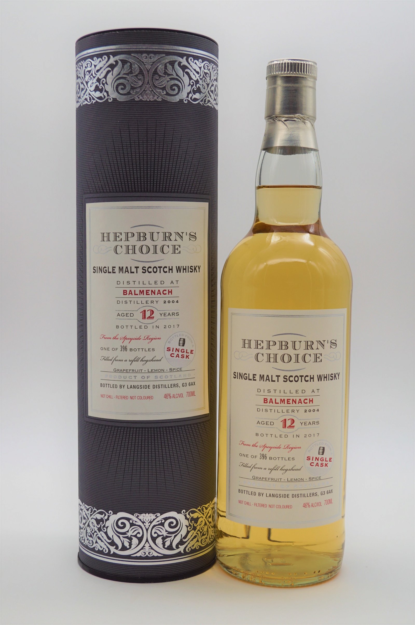 Hepburns Choice Balmenach 12 Jahre 2004/2017 - 396 Fl. Single Malt Scotch