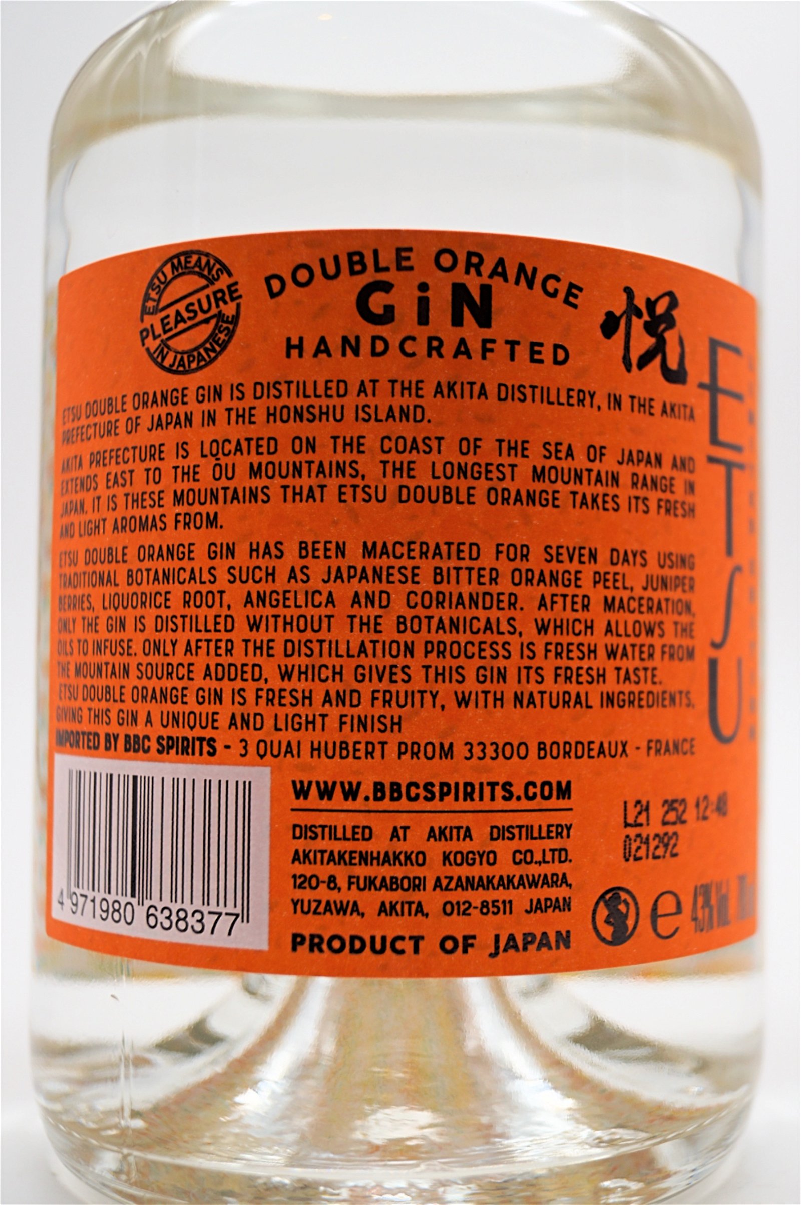 Gin Etsu double orange - Japan is Style