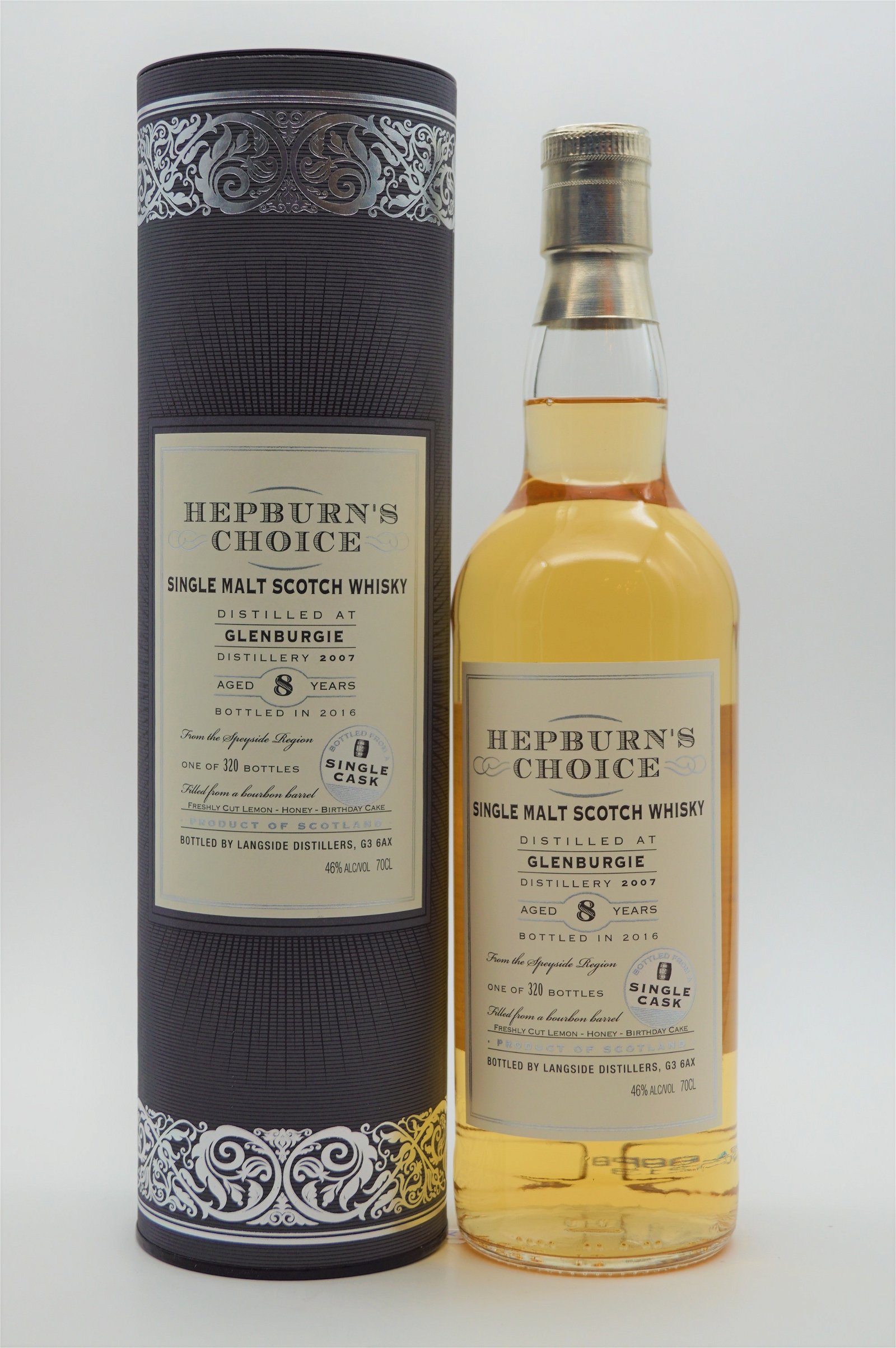 Hepburns Choice Glenburgie 8 Jahre 2007/2016 - 320 Fl. Single Malt Scotch