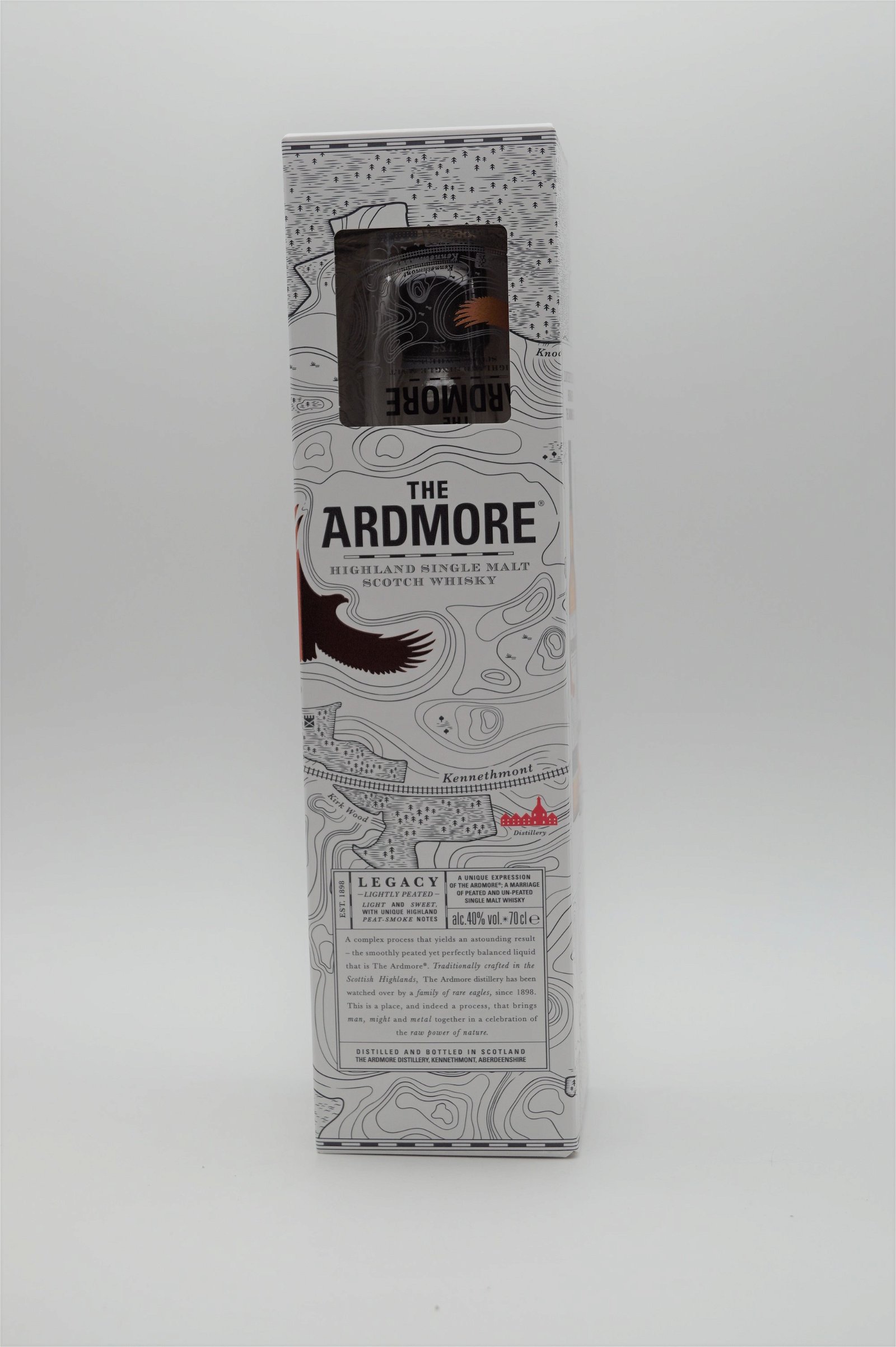 The Ardmore Legacy Highland Single Malt Scotch Whisky inkl Glas