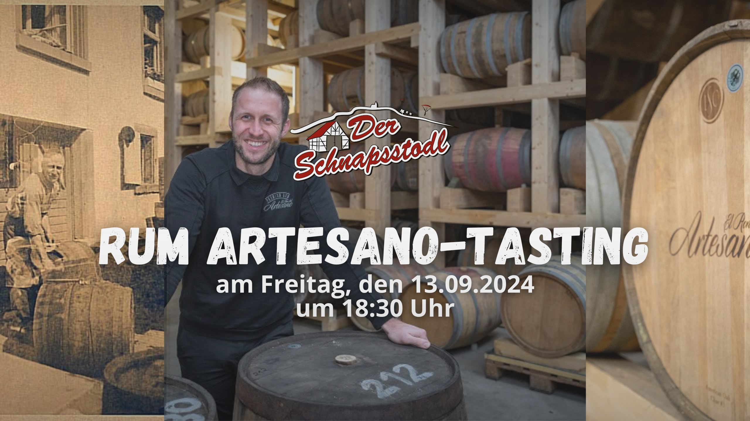 Masterclass Rum Artesano-Tasting im Schnapsstodl am 13.09.2024