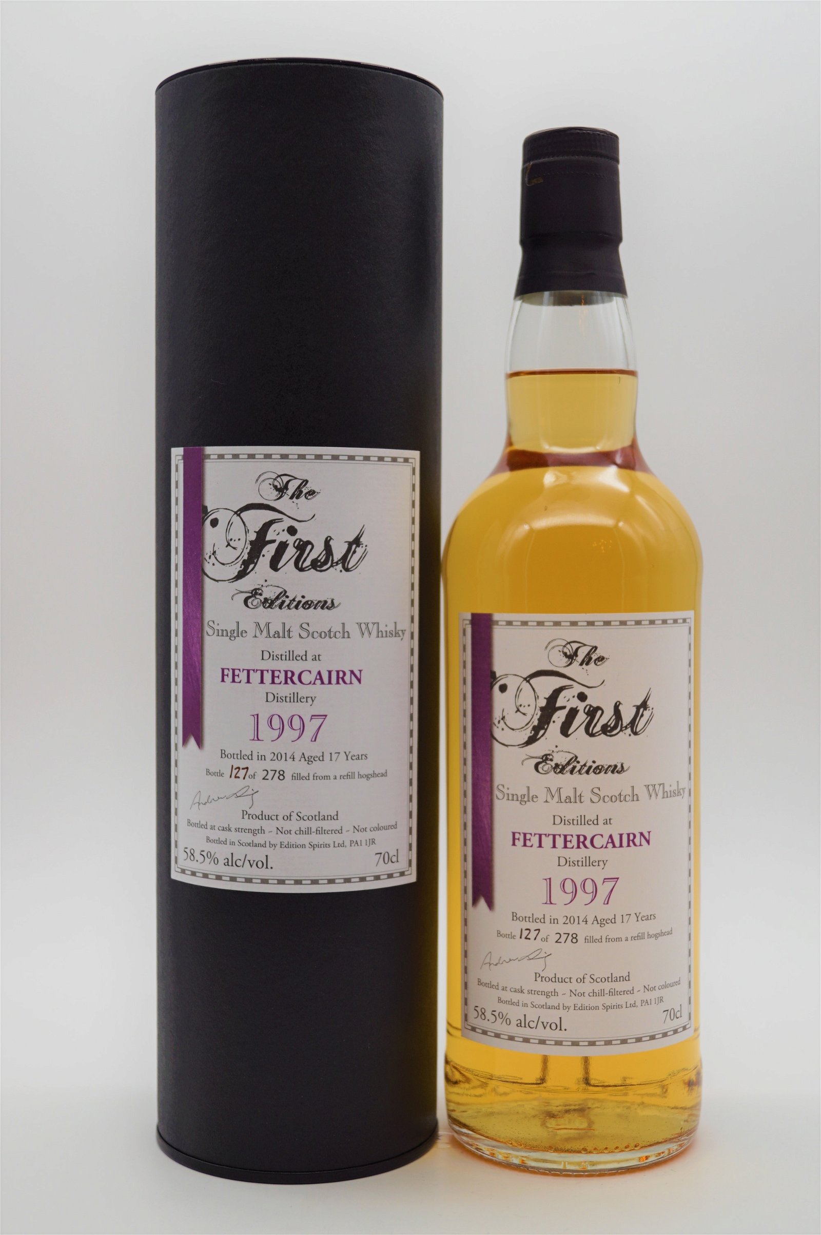 The First Editions Fettercairn 17 Jahre 1997/2014 278 Fl. Single Malt Whisky