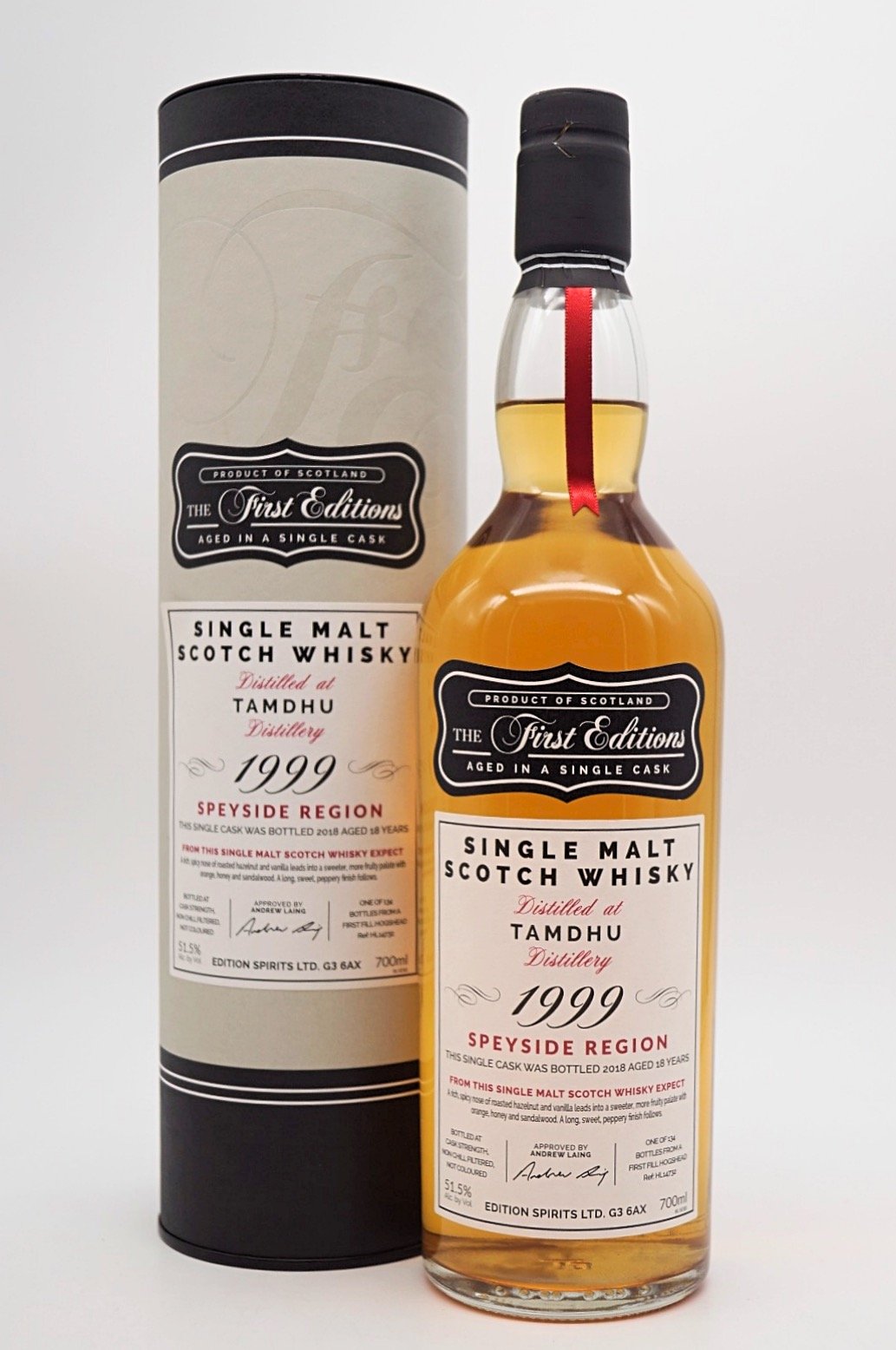 The First Editions Tamdhu 18 Jahre 1999/2018 134 Fl. Whisky