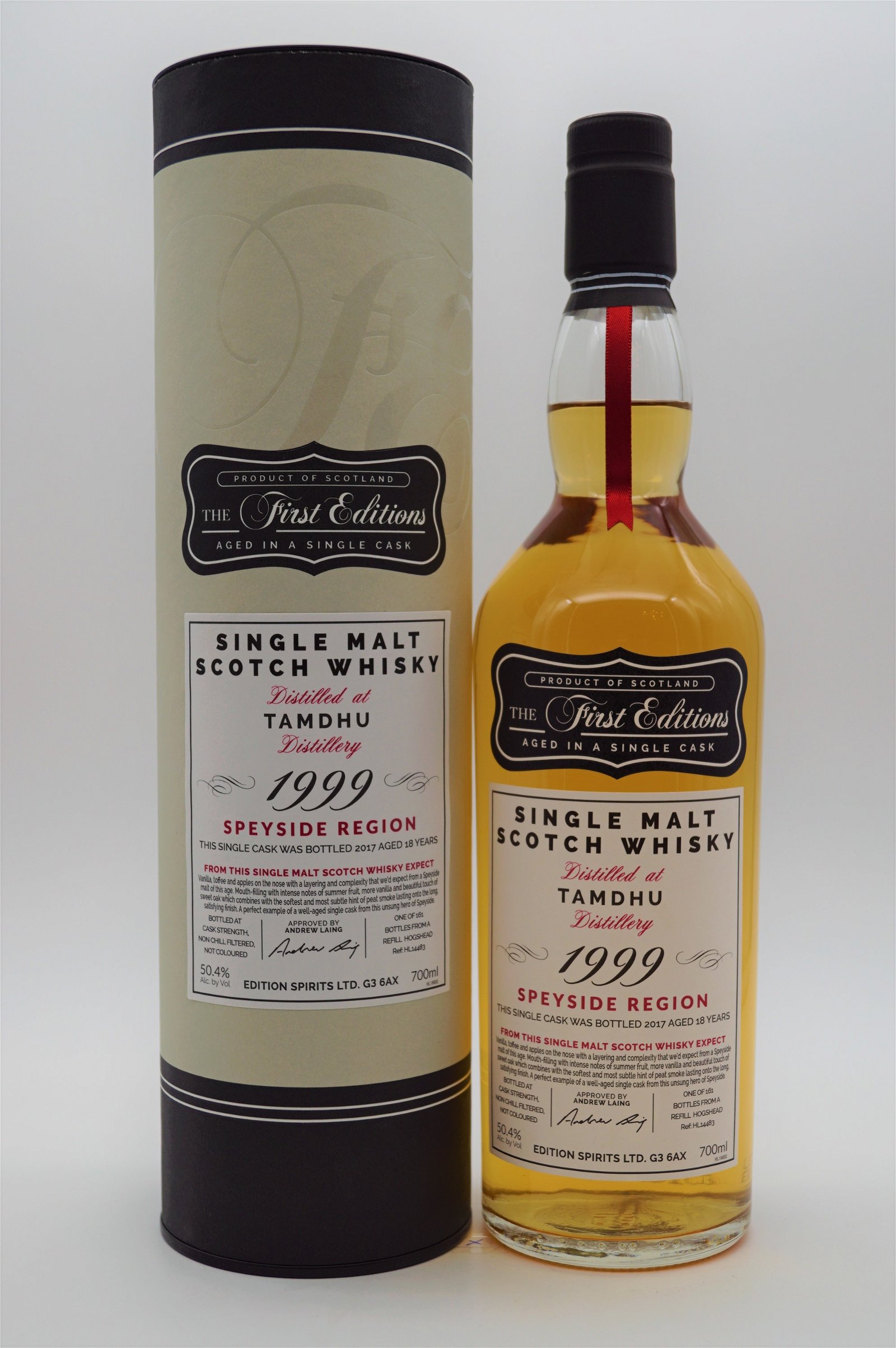 The First Editions Tamdhu 18 Jahre 1999/2017 161 Fl. Single Malt Whisky