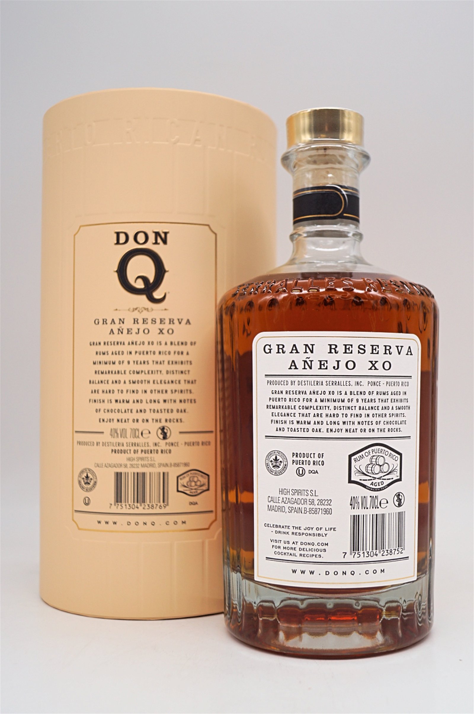 Don Q Gran Reserva Anejo XO Puerto Rican Rum