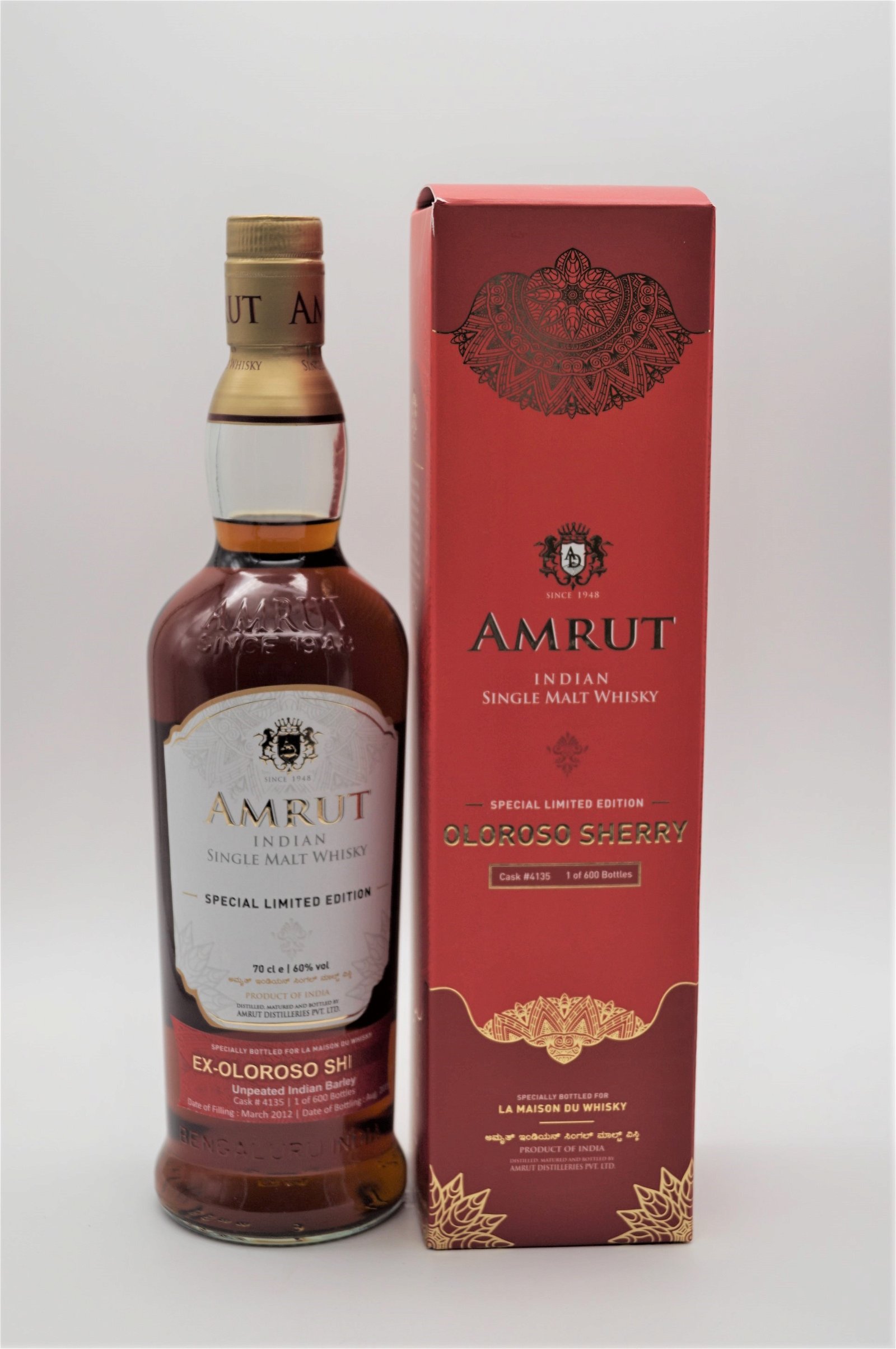 Amrut Indian Single Malt Whisky Special Limited Edition 7 Jahre
