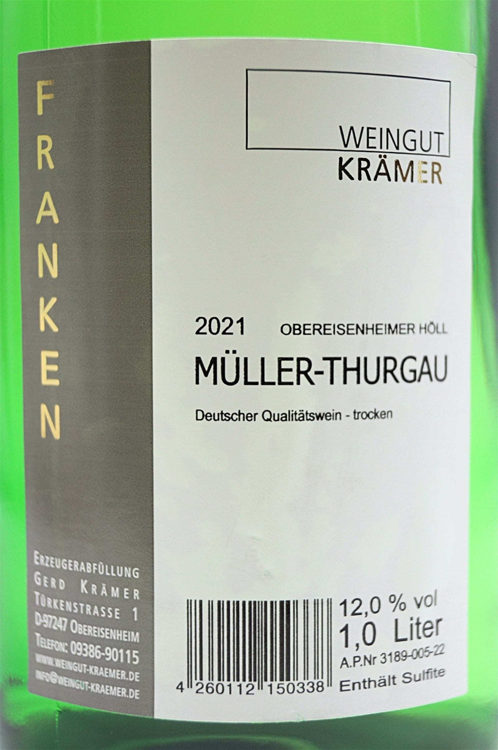 Weingut Krämer MÜLLER-THURGAU 2021