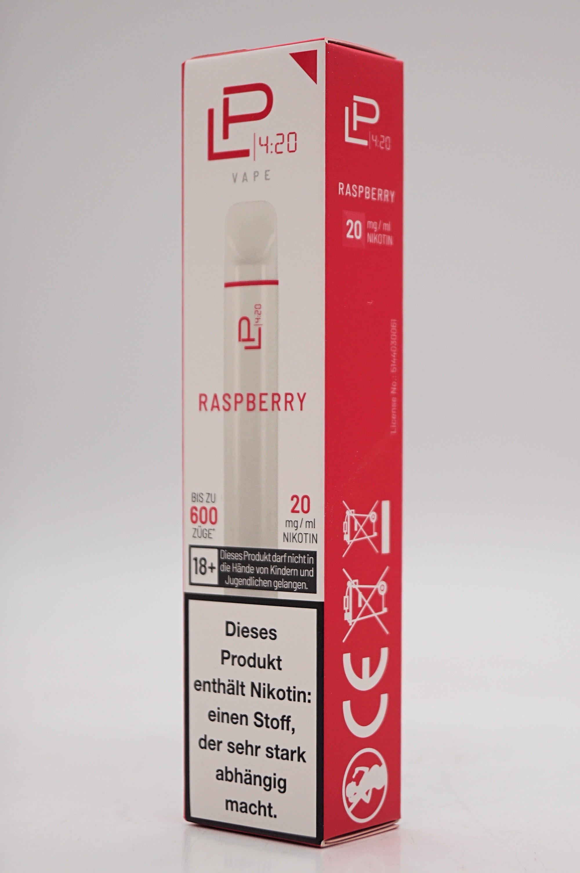 E-Zigarette Raspberry 10 Stück Sparset
