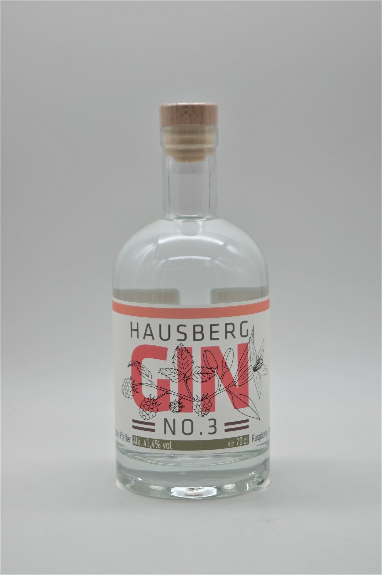 Hausberg Gin No. 3 Himbeere und Roter Pfeffer