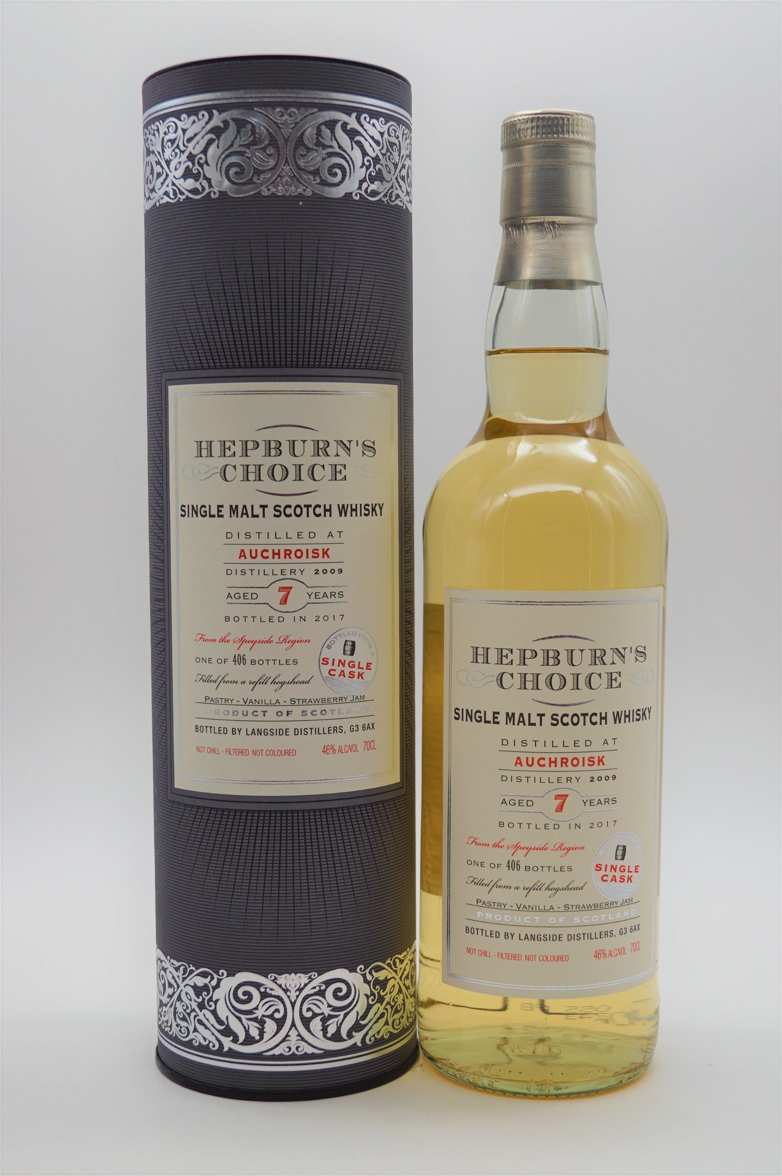 Hepburns Choice Auchroisk 7 Jahre 2009/2017 406 Fl. Single Malt Scotch