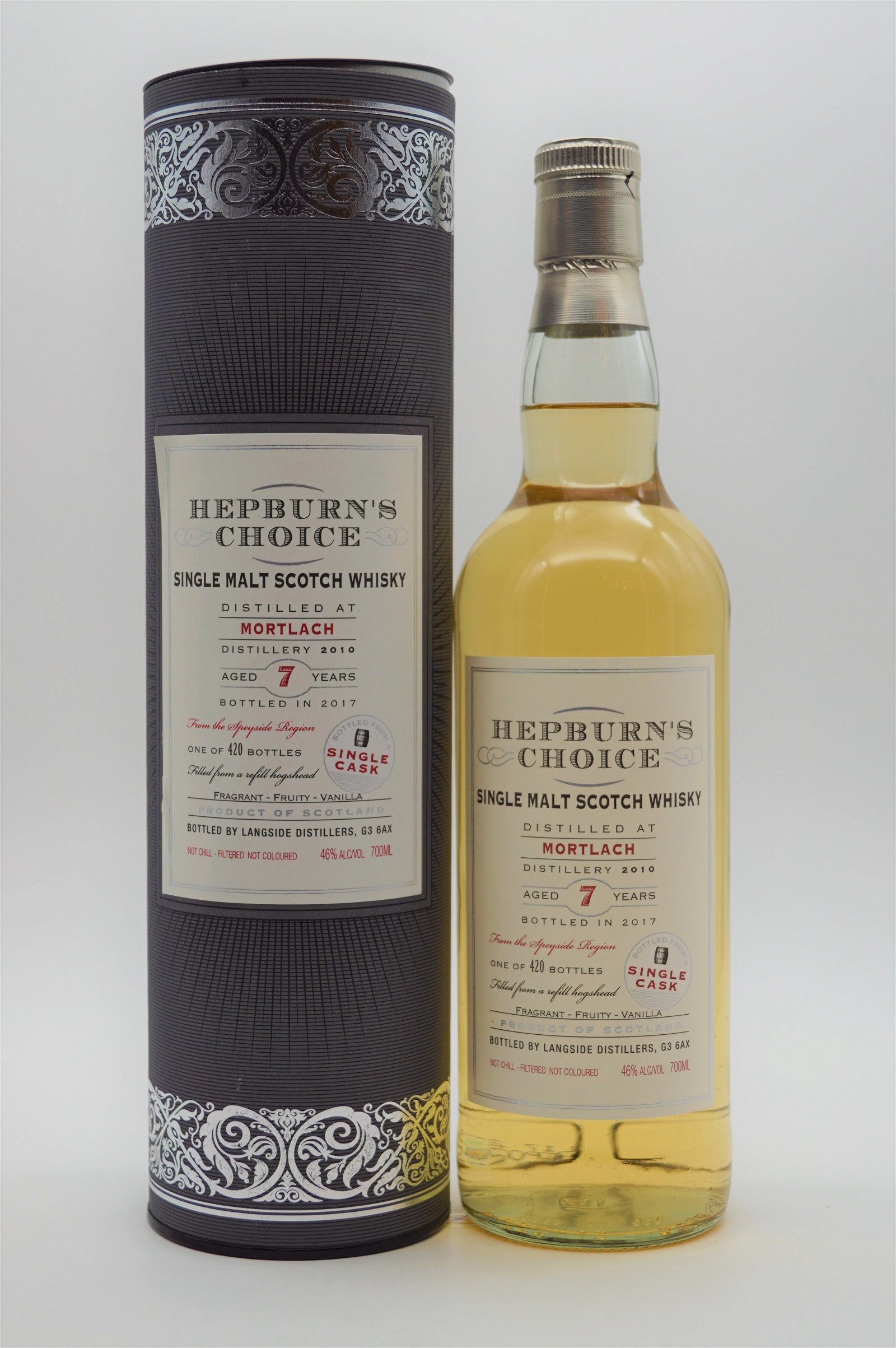 Hepburns Choice Mortlach 7 Jahre 2010/2017 - 420 Fl. Single Malt Scotch