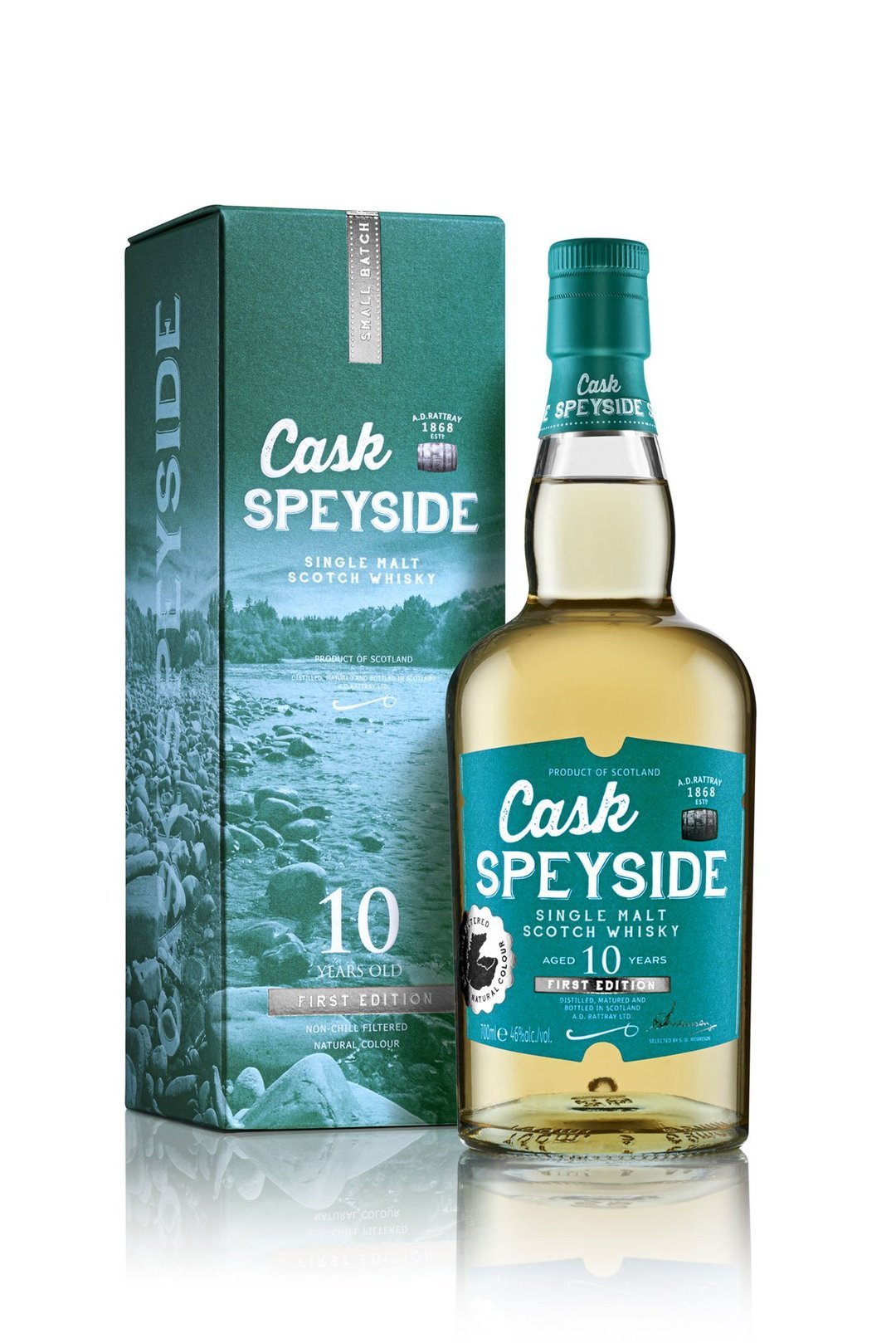 A.D. Rattray 10 Jahre Cask Speyside Limited Edition Single Malt Scotch Whisky