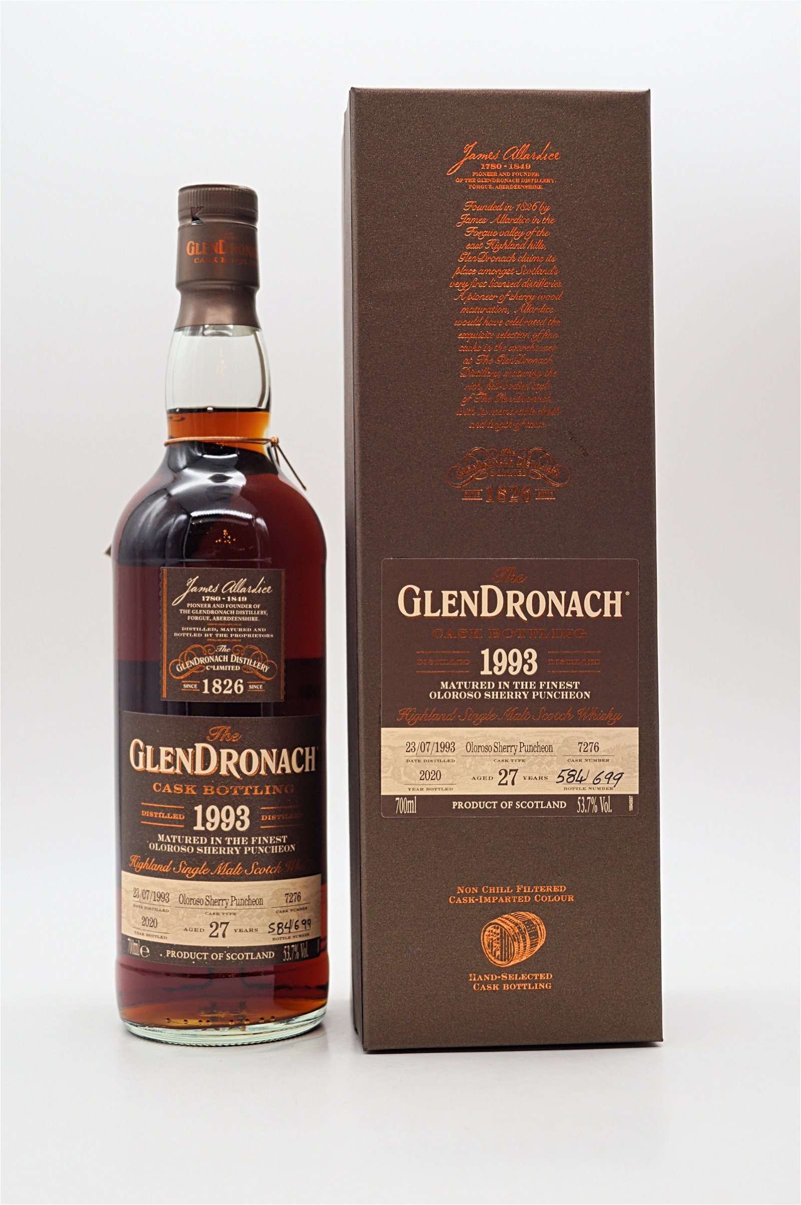 1993/2020 27 Jahre Oloroso Puncheon No. 7276 Batch 18 Single Malt Scotch Whisky
