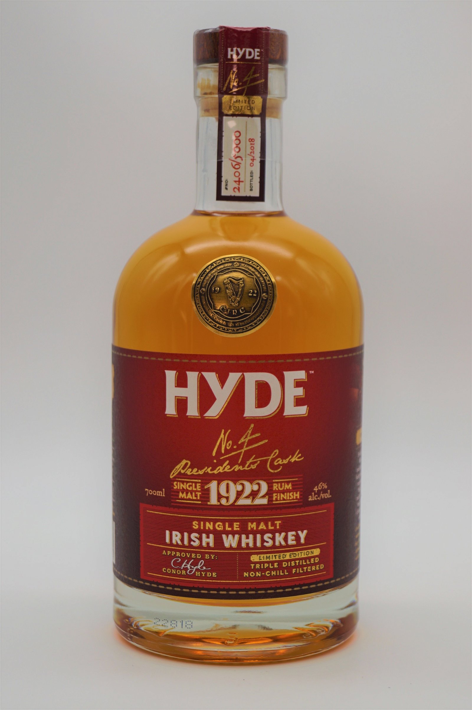 Irish Whiskey No. 4 Rum Finish