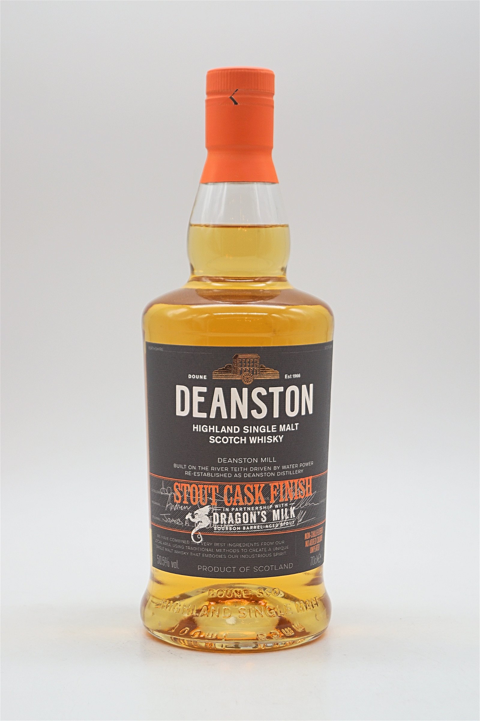 Deanston Stout Cask Finish Highland Single Malt Scotch Whisky