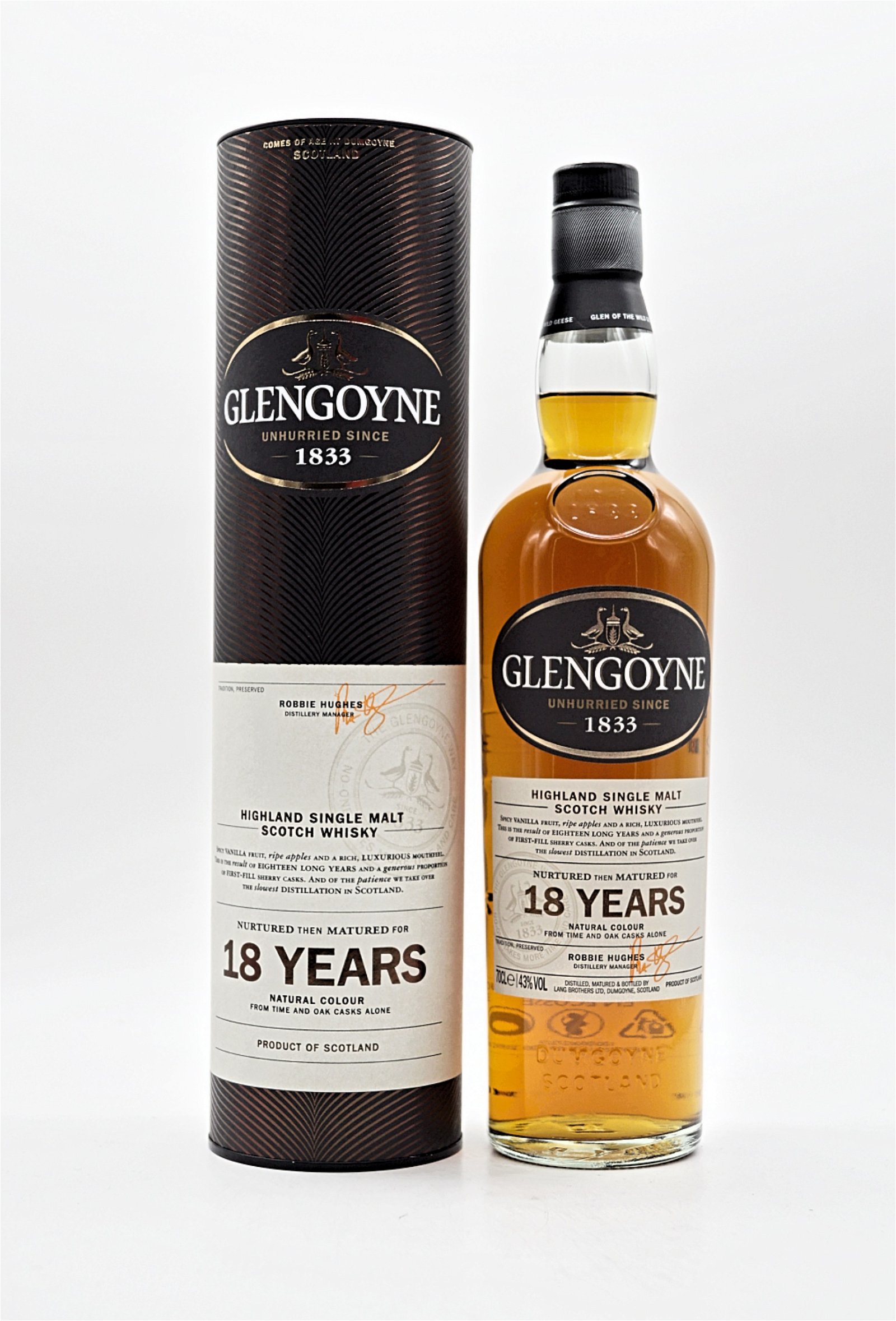 Glengoyne 18 Jahre Highland Single Malt Scotch Whisky