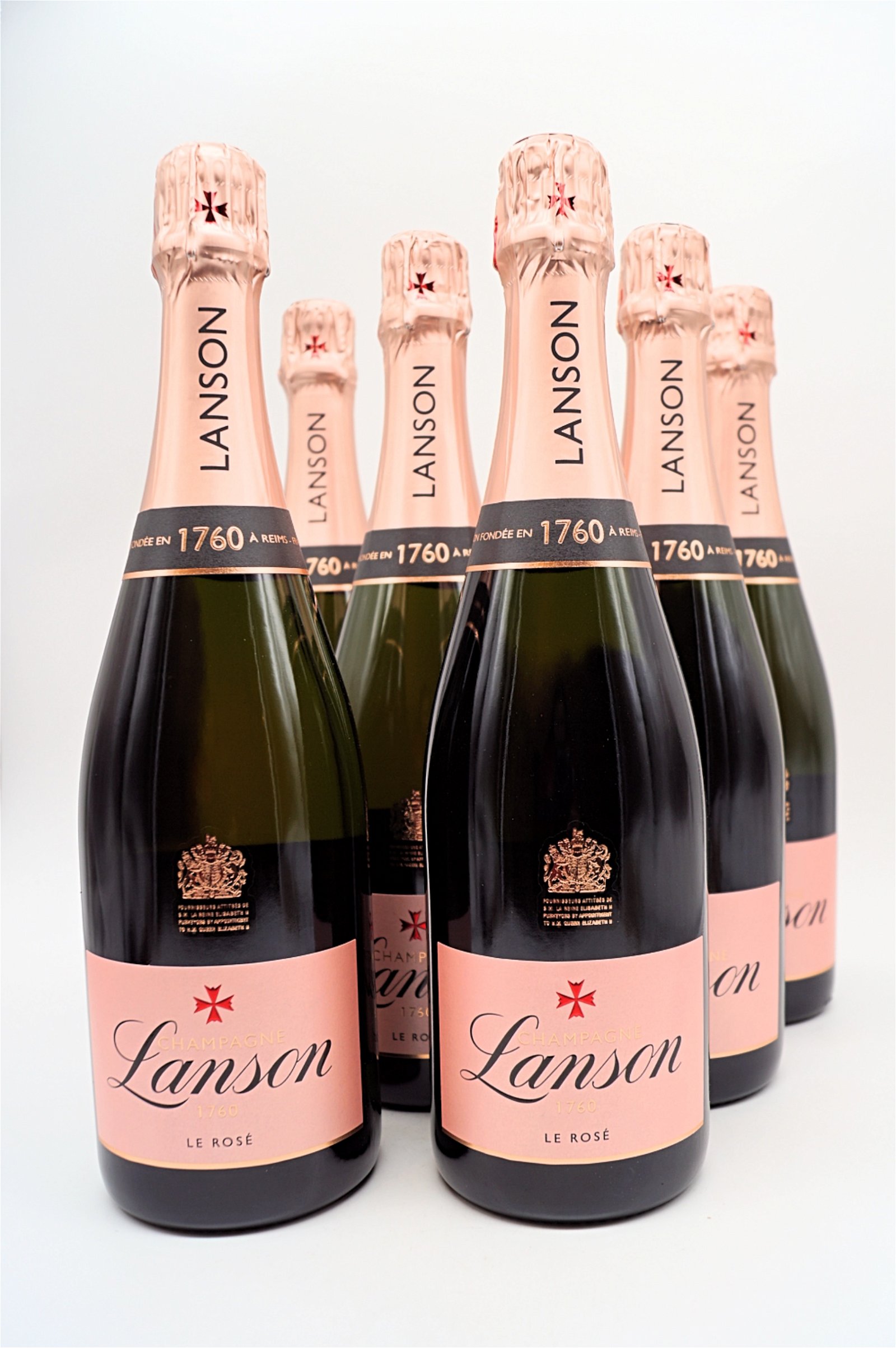 LH17046 | x Rose Brut Champagner Fl. 6 Sparset Label
