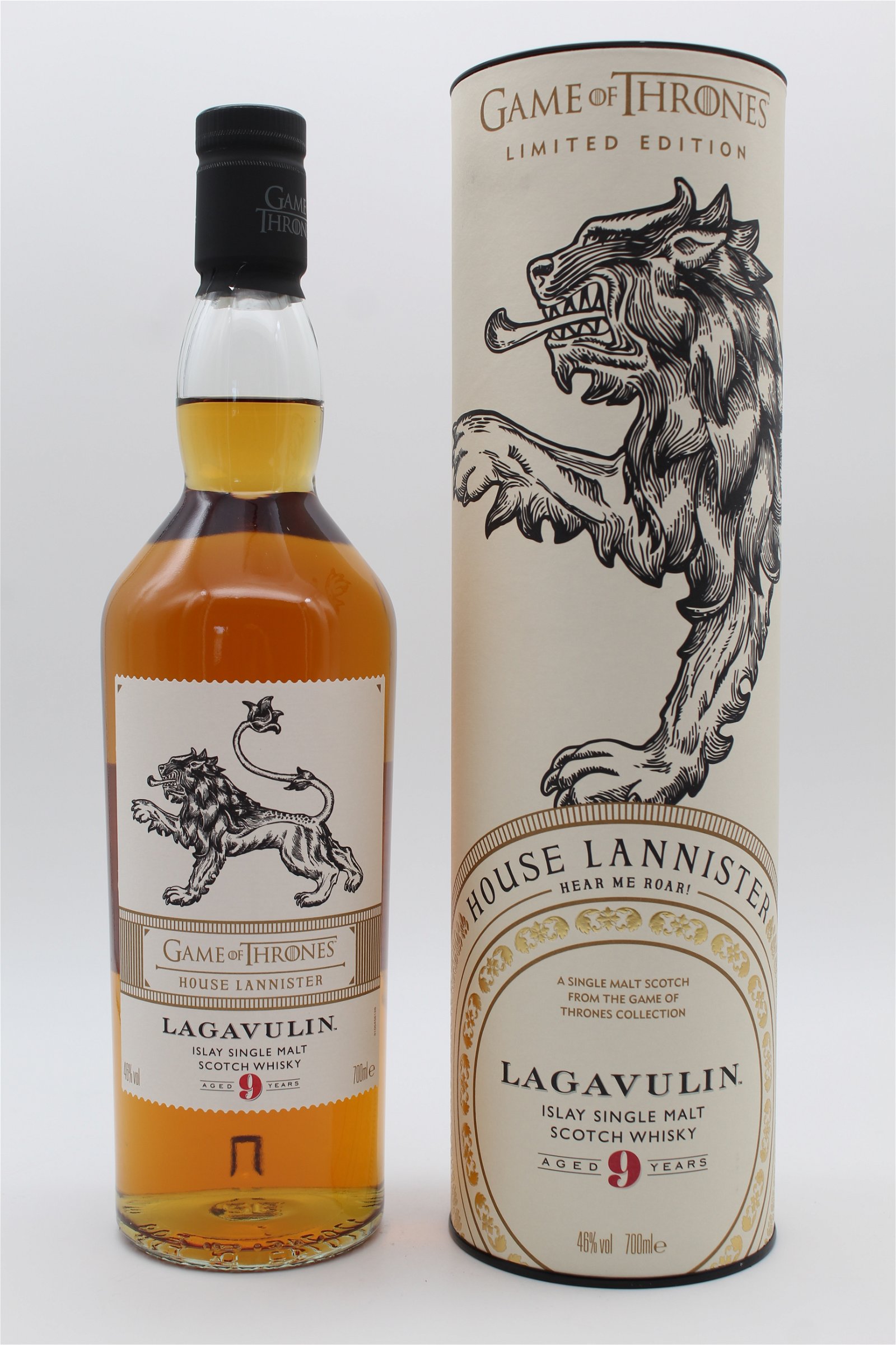 Lagavulin 9 Jahre House Lannister Game of Thrones Limited Edition Single Malt Scotch Whisky