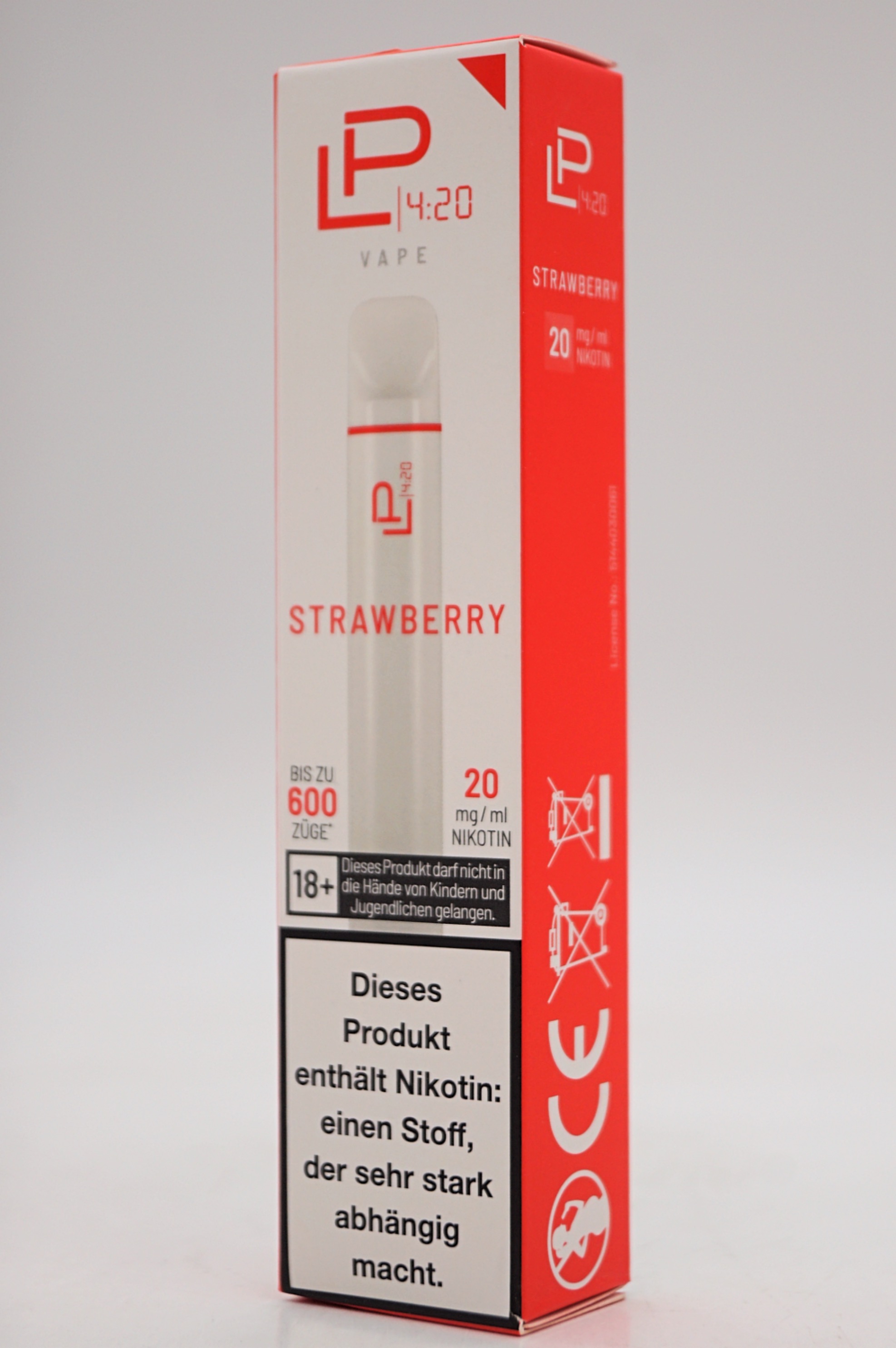 E-Zigarette Strawberry 10 Stück Sparset