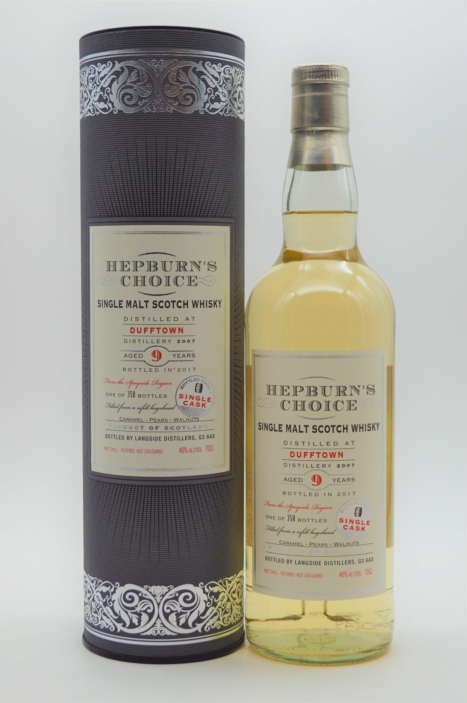 Hepburns Choice Dufftown 9 Jahre 2007/2017 - 358 Fl. Single Malt Scotch