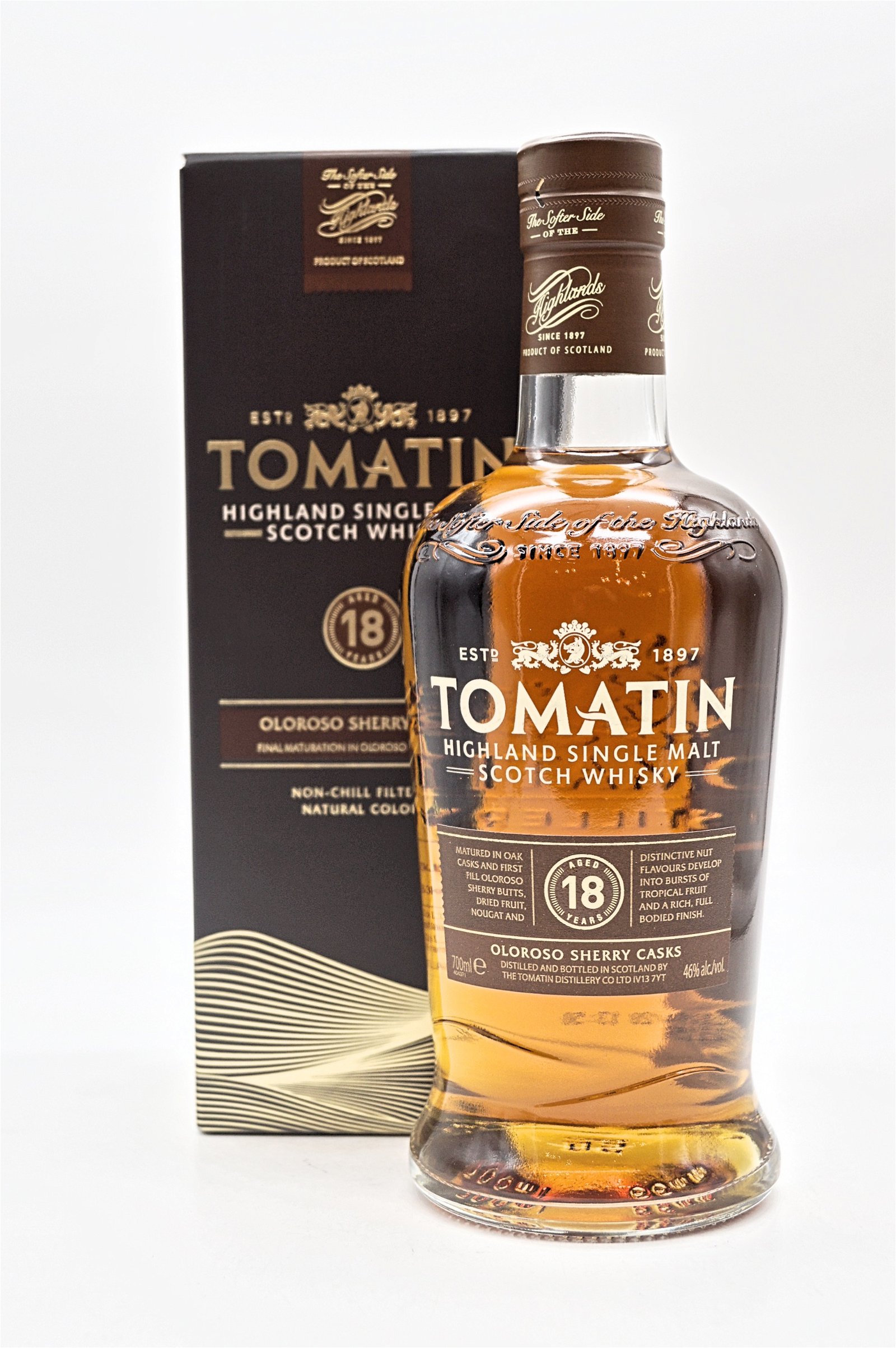 Tomatin 18 Jahre Oloroso Sherry Casks Highland Single Malt Scotch Whisky