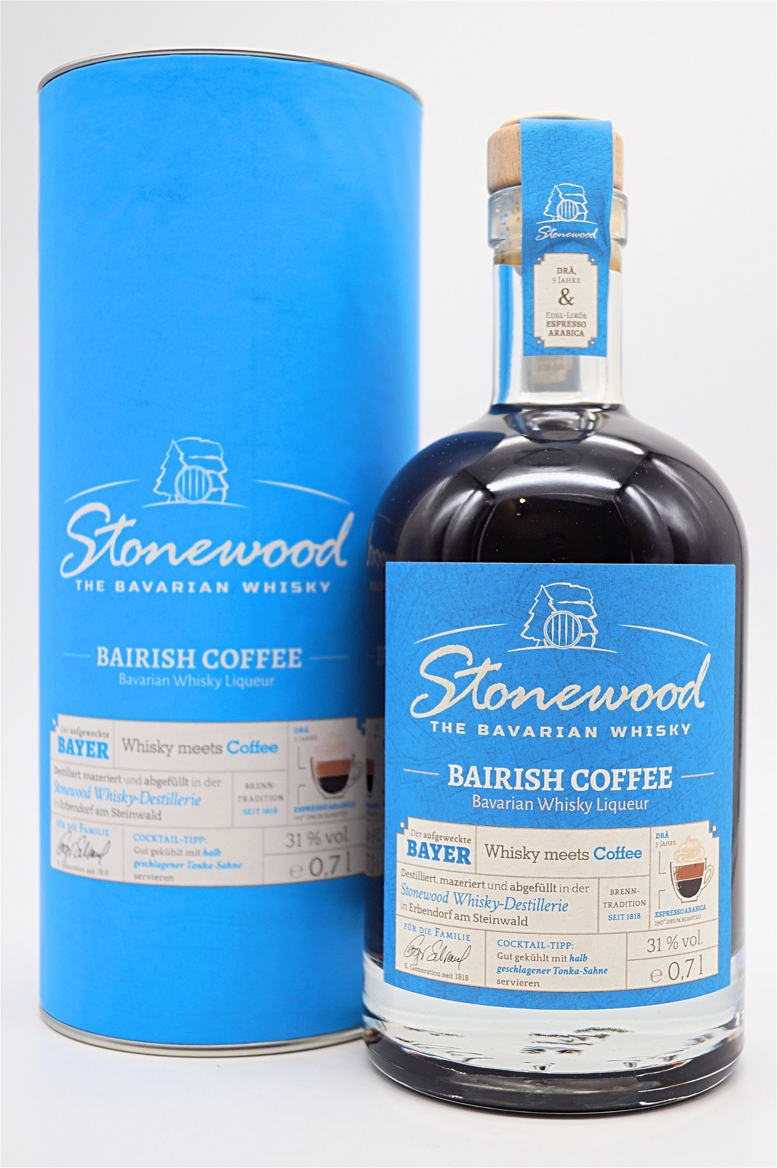 Schraml Stonewood Bairish Coffee Whisky Likör 
