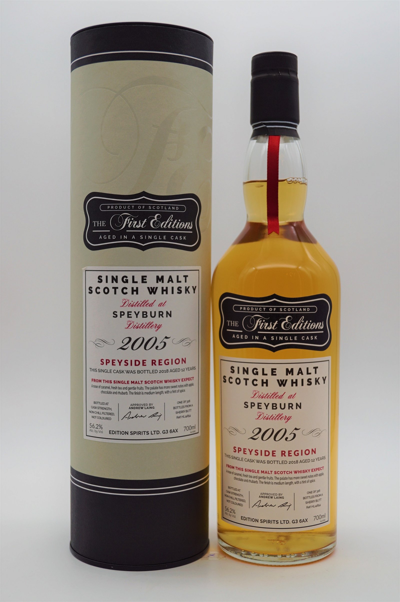 The First Editions Speyburn 12 Jahre 2005/2018 326 Fl. Single Malt Whisky