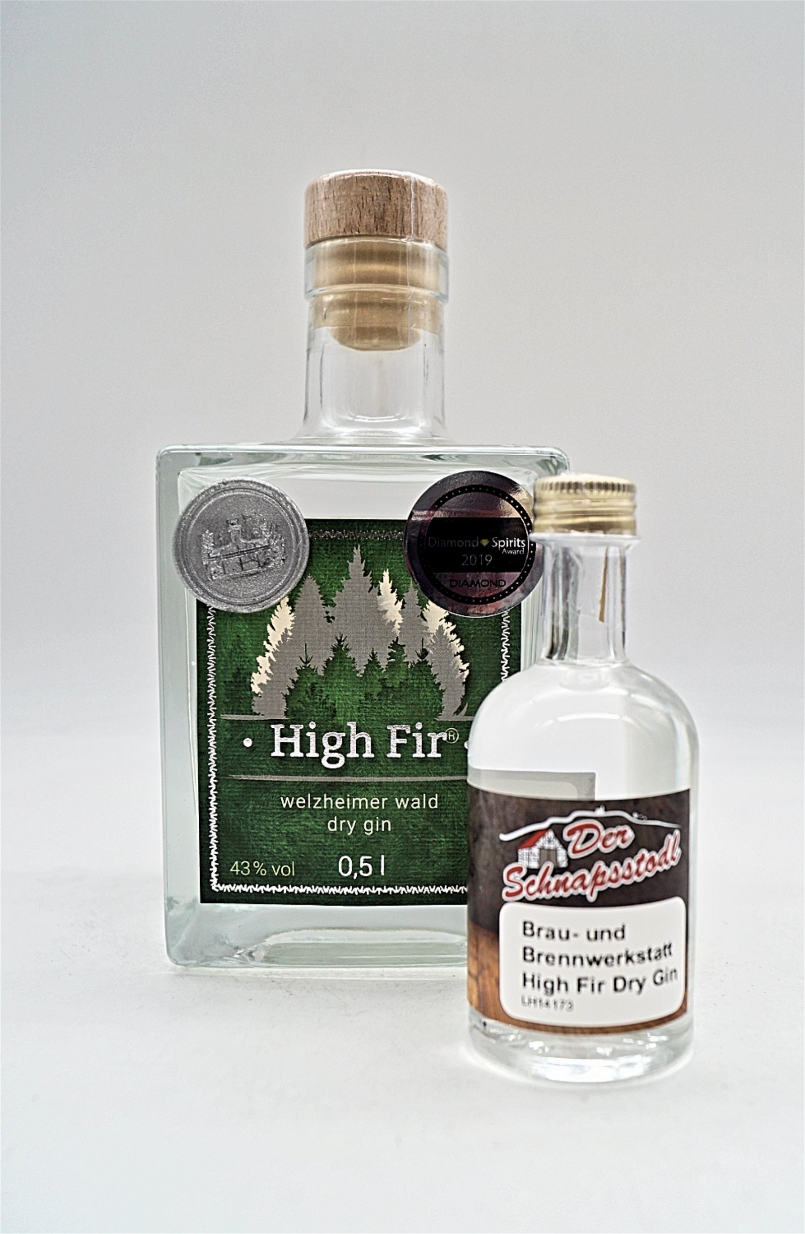Die Brau- und Brennwerkstatt High Fir Welzheimer Wald Dry Gin Sample 50 ml